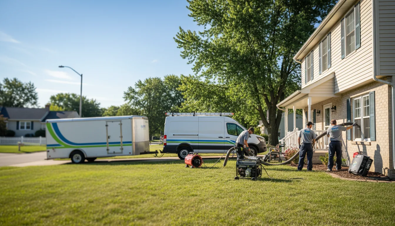 Flooded Basement Restoration And Cleanup With Repair in Yale, IL near me